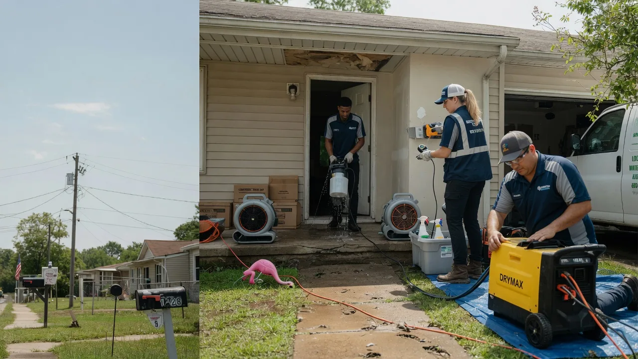 Storm Damage Water Removal in Waynesville, IL near me
